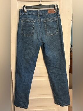 Classic Straight Leg Jeans - Dark Blue Jones New York Petite